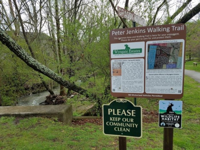 peter jenkins walking trail