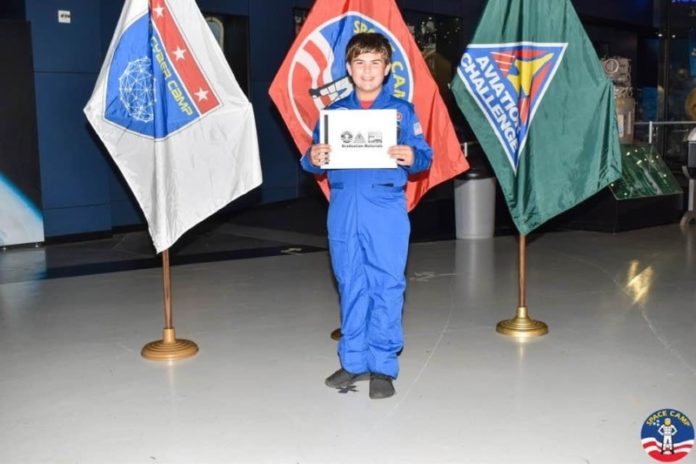 Local Student Graduates from Space Camp