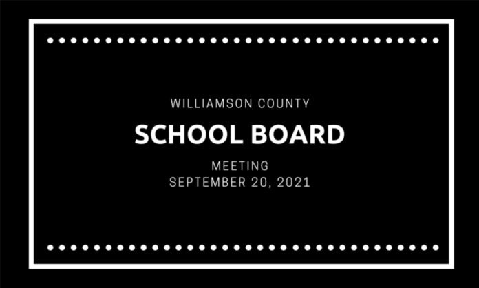 9-20-21 School Board Meeting