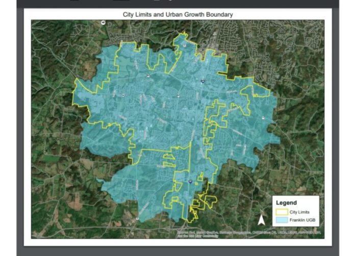 city limits and urban growth boundary