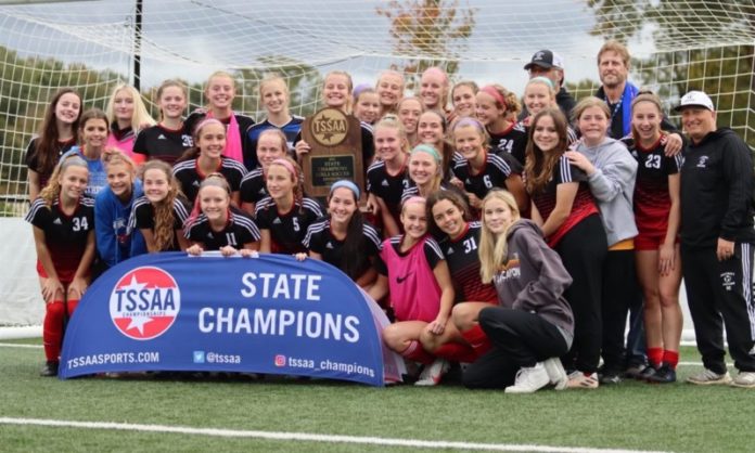 History is being made at Page High where the girls soccer team won its first Tennessee Secondary School Athletic Association (TSSAA) State championship.