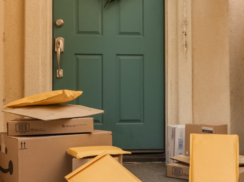 packages at door