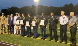 CHS JROTC Students and Dr. Johnathan Vest