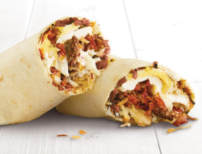 Chorizo Breakfast Burrito