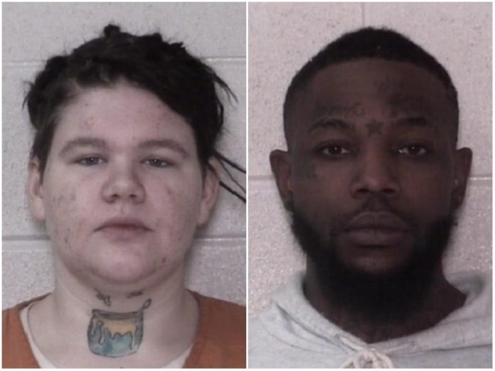 Photo Left to right - Kathryn Taylor, Keanthony Williams