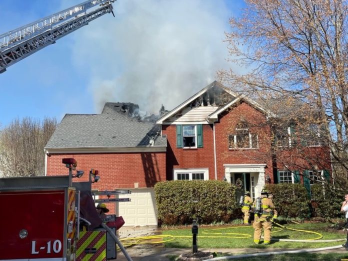 Franklin Fire Dept. Investigating Cause of Founder’s Pointe House Fire