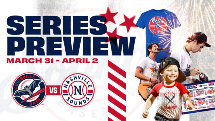 Sounds Begin Season With Three-Game Homestand on Friday, March 31