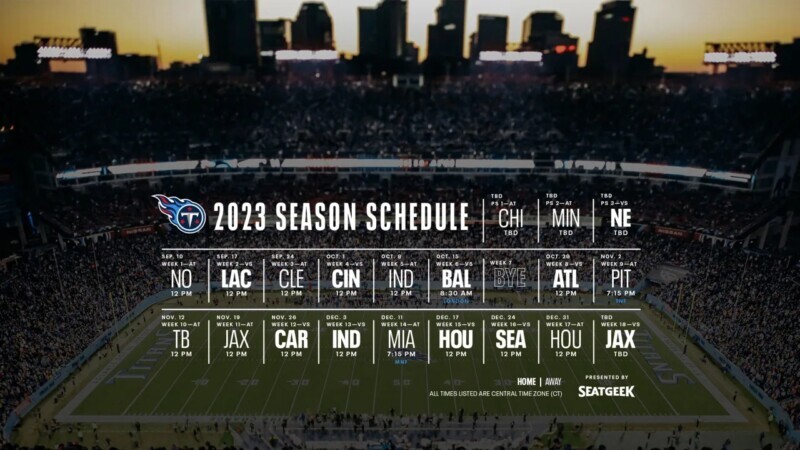 What channel is Titans vs. Chargers on today? Time, TV schedule for  Tennessee's home opener