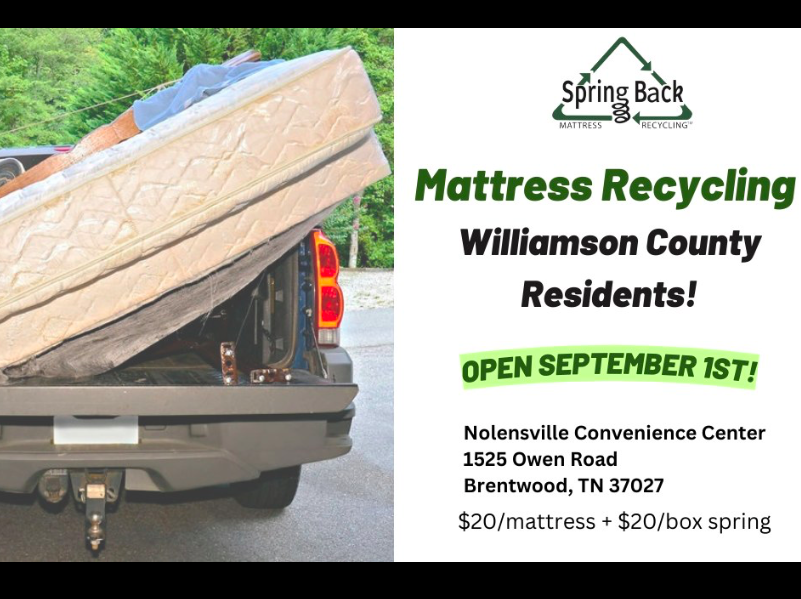 How You Can Recycle Your Old, Worn Out Mattresses in Williamson Co ...