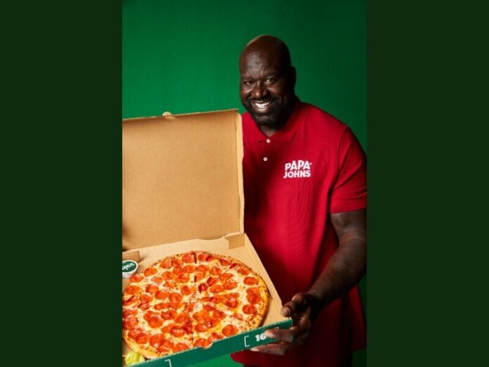 SHAQXPAPAJOHNS PRNewsfoto Papa Johns