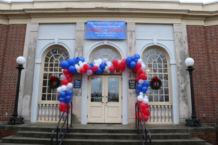 Ribbon Cutting Five Points Station Post Office Williamson Source