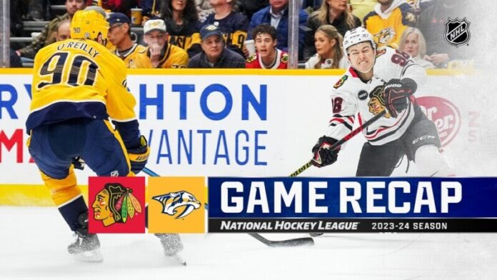 Saros and Predators Shutout Blackhawks 3-0