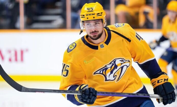 Photo of Alex Carrier by John Russell/Nashville Predators