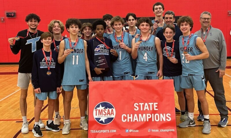 TSMS Boys Basketball Wins State Title