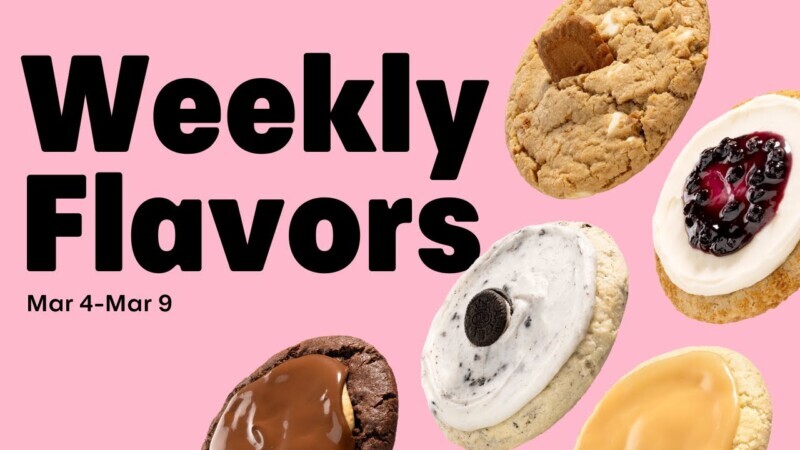 Crumbl Cookies Weekly Menu Through March 9, 2024 - Williamson Source