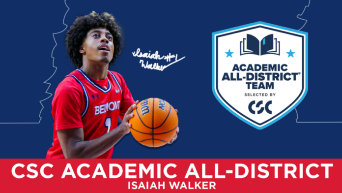 Isaiah Walker Named CSC Academic All-District