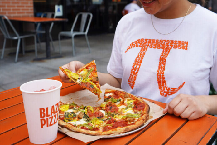 blaze pizza pi day