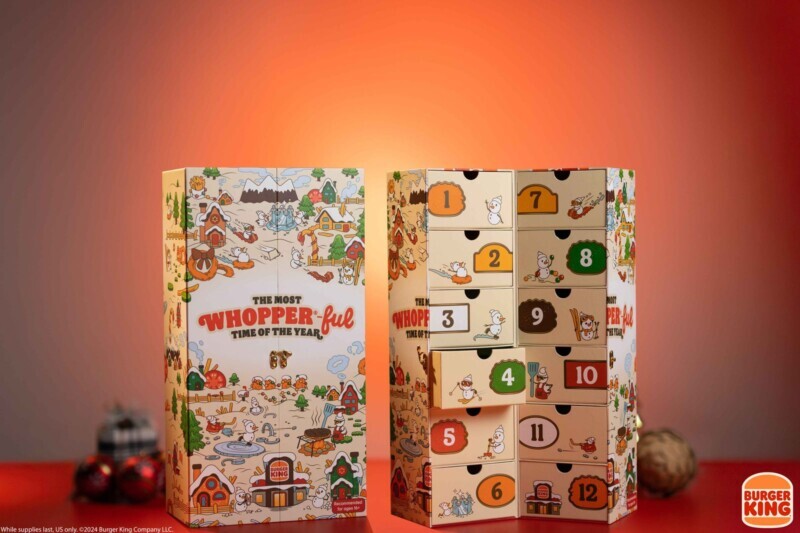 Burger King Celebrates With a LimitedEdition Advent Calendar and 31