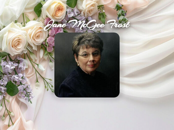 Jane McGee Frost Obituary Jane McGee Frost Obit