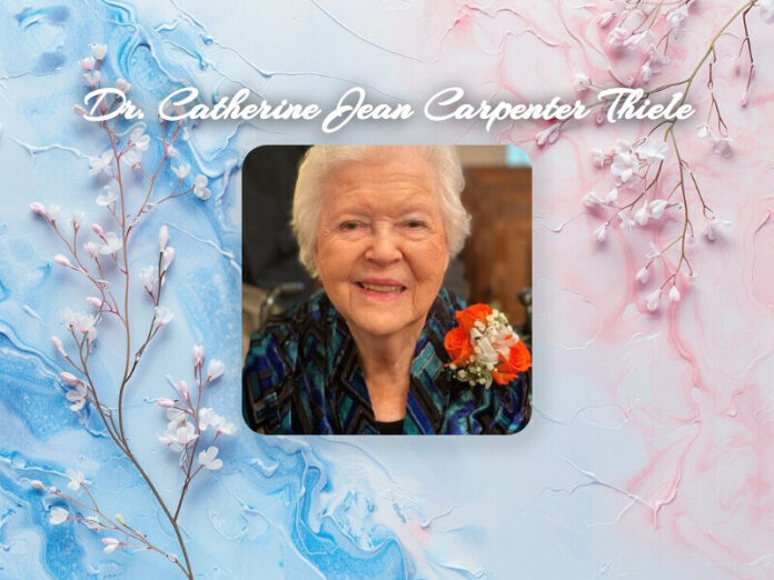 Dr. Catherine Jean Carpenter Thiele Obit