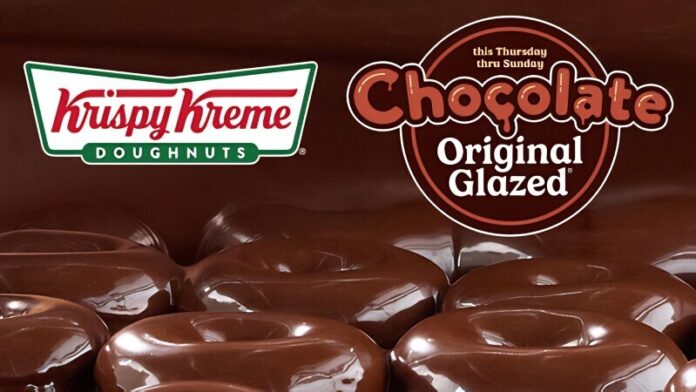Your favorite doughnut will be coated in decadent chocolate and served at half price with the purchase of any dozen at regular price
