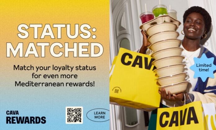CAVA_CH3_LoyalyMatch_OOH_480x288_v1 CAVA delivers more ways to enjoy bold Mediterranean flavor and perks beginning October 6, 2025.