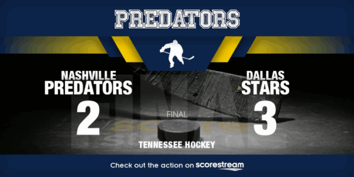 Nashville Predators, Dallas Stars, NHL, Bridgestone Arena, hockey