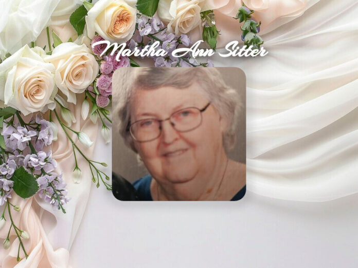 Martha Ann Sitter Obit