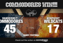 Vanderbilt Dominates Kentucky 45-17 in Nashville Dores Soar on Senior Day