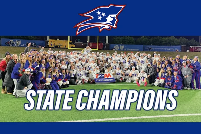 Page High Patriots Win State Championship