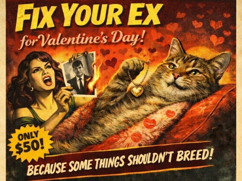 Williamson County Animal Center Offers “Fix Your Ex” Valentine’s Fundraiser