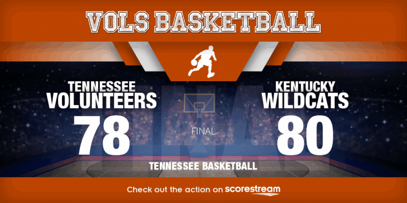 Tennessee Falls to Kentucky in Heartbreaking Final Seconds