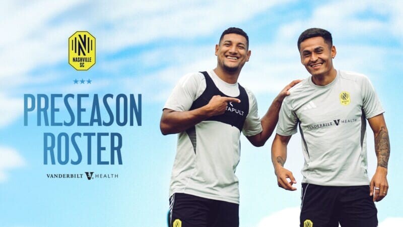 Nashville Soccer Club Announces Roster for 2026 Preseason Training