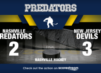 Predators Fall in Overtime to Devils Despite Forsberg’s 20th Goal