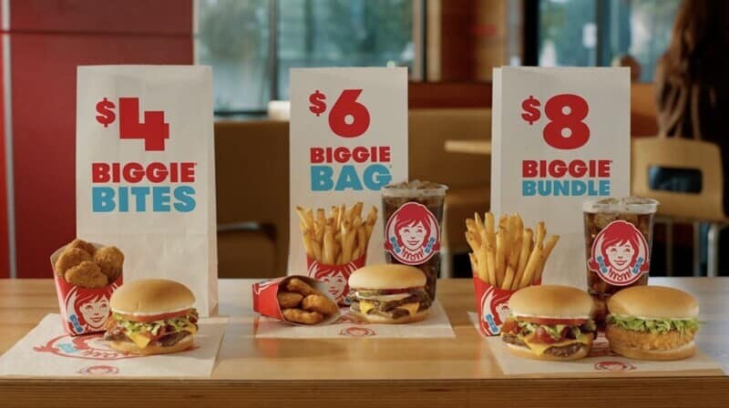 Wendy’s Introduces New Biggie Deals Menu starting at $4