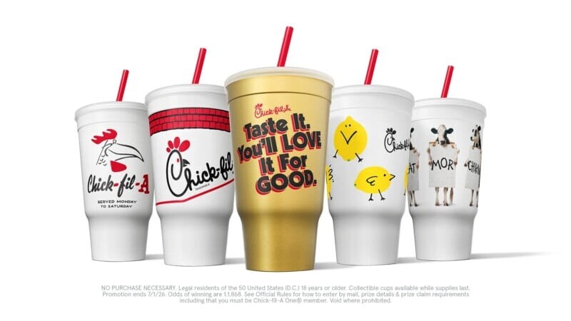 Chick-fil-A Launches Golden Cup Sweepstakes