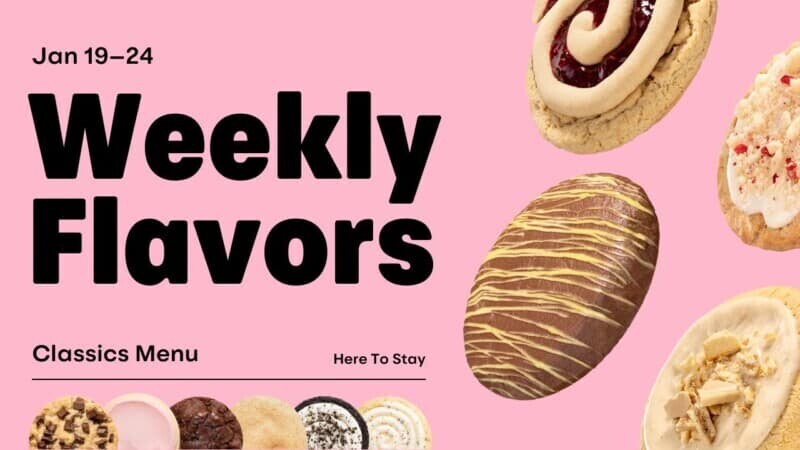 Crumbl Weekly Menu Through January 24, 2026