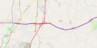 Milling and Paving to Close Lanes on I-840