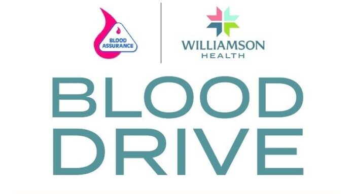 blood assurance williamson health blood drive