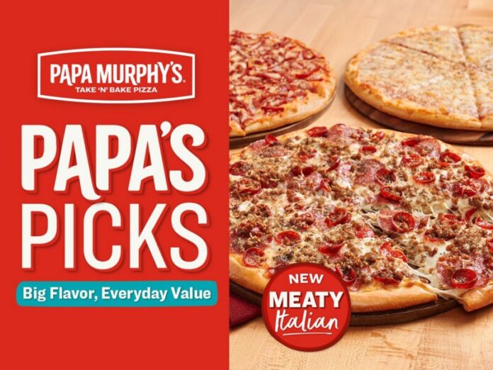 Papa-Murphys-Meaty-Italian-Pizza-Limited-Time Papa Murphy's, Meaty Italian Pizza, Papa's Picks, limited-time pizza, take and bake pizza
