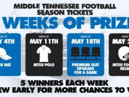 MTSU Football 2026 Season Ticket Renewals Open Through May 31 mtsu season tickets 2026